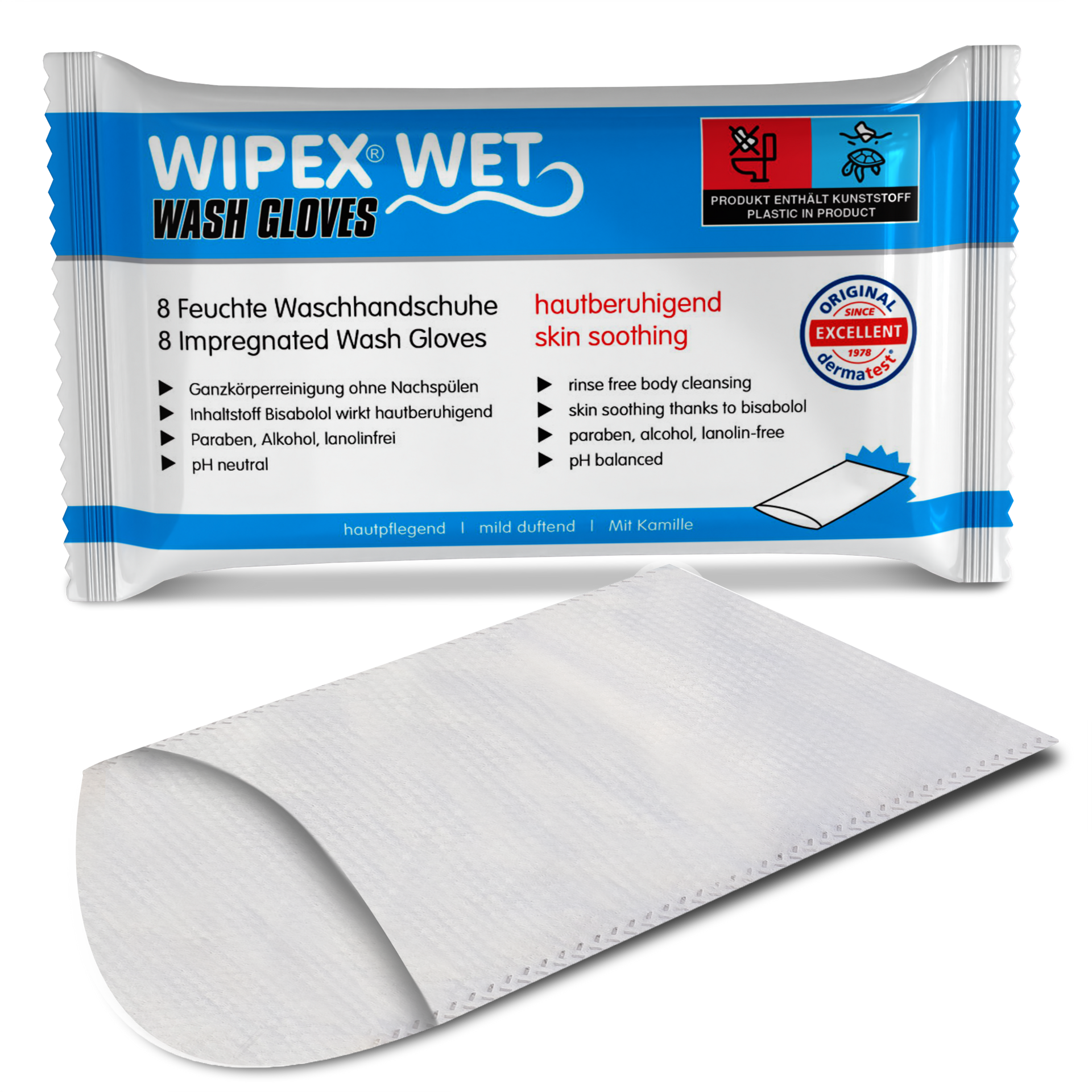 Waschen ohne Wasser – WIPEX® WET Wash Gloves kaufen – Zürn HD